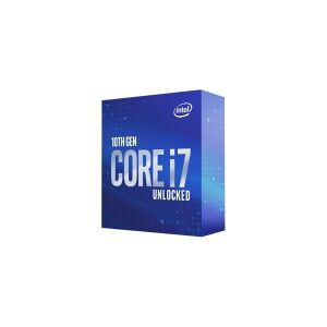 Intel® Core™ i7 10700K - 3.8 GHz - 8 kerner - 16 tråde - 16 MB cache - LGA1200 Socket - Intel® UHD Graphics 630 - Box