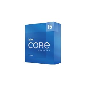 Intel® Core™ i5 11600K (Rocket Lake) - 6-core - 3,9 GHz (4,9 GHz turbo) - LGA1200 socket - Intel® Graphics UHD 750 - Box (Uden køler)