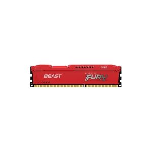 Kingston Technology Kingston FURY Beast - DDR3 - modul - 8 GB - DIMM 240-pin - 1866 MHz / PC3-14900 - CL10 - 1.5 V - ikke bufferet - ikke-ECC - rød