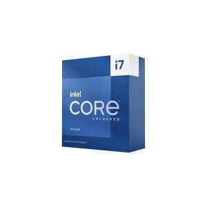 Intel® Core™ i7-13700KF (Raptor-Lake)- 16-Core (8 P-kerner & 8 E-kerner) - 24 tråde - 4,2 GHz (Op til 5,4 GHz - Intel® Turbo Boost) - LGA1700-Socket - Box (Uden køler)