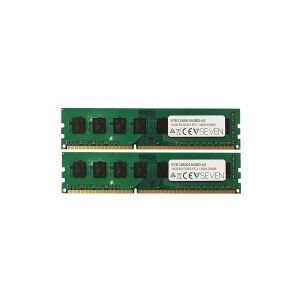 V7 - DDR3 - sæt - 16 GB: 2 x 8 GB - DIMM 240-pin - 1600 MHz / PC3-12800 - CL11 - 1.35 V - ikke bufferet - ikke-ECC