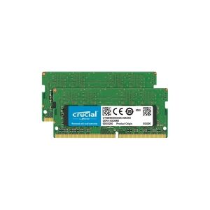 Crucial - DDR4 - sæt - 16 GB: 2 x 8 GB - SO DIMM 260-PIN - 2666 MHz / PC4-21300 - CL19 - 1.2 V - ikke bufferet - ikke-ECC