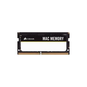 Corsair Microsystems CORSAIR Mac Memory - DDR4 - sæt - 64 GB: 2 x 32 GB - SO DIMM 260-PIN - 2666 MHz / PC4-21300 - CL18 - 1.2 V - ikke bufferet - ikke-ECC