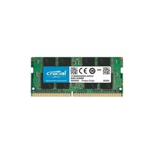 Crucial - DDR4 - modul - 8 GB - SO DIMM 260-PIN - 3200 MHz / PC4-25600 - CL22 - 1.2 V - ikke bufferet - ikke-ECC