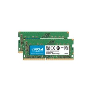 Crucial - DDR4 - sæt - 64 GB: 2 x 32 GB - SO DIMM 260-PIN - 2666 MHz / PC4-21300 - CL19 - 1.2 V - ikke bufferet - ikke-ECC - for Apple iMac (Tidligt 2019)  Mac mini (Sent 2018)