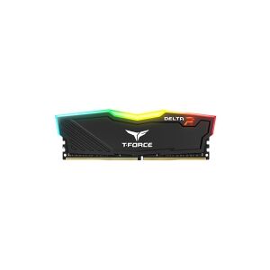 Team Group T-Force DELTA RGB - DDR4 - modul - 16 GB - DIMM 288-PIN - 3200 MHz / PC4-25600 - CL16 - 1.35 V - ikke bufferet - ikke-ECC - sort