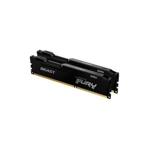 Kingston Technology Kingston FURY Beast - DDR3 - sæt - 16 GB: 2 x 8 GB - DIMM 240-pin - 1600 MHz / PC3-12800 - CL10 - 1.5 V - ikke bufferet - ikke-ECC - sort