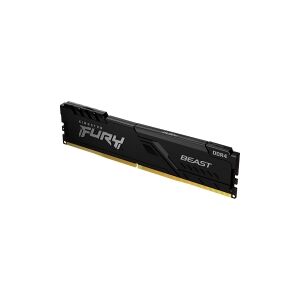 Kingston Technology Kingston FURY Beast - DDR4 - sæt - 32 GB: 2 x 16 GB - DIMM 288-PIN - 3200 MHz / PC4-25600 - CL16 - 1.35 V - ikke bufferet - ikke-ECC - sort