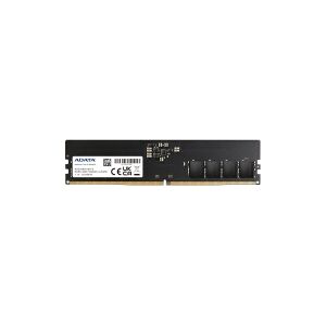 A-Data Technology ADATA - DDR5 - modul - 16 GB - DIMM 288-PIN - 4800 MHz / PC5-38400 - CL40 - 1.1 V - ikke bufferet - on-die ECC - sort