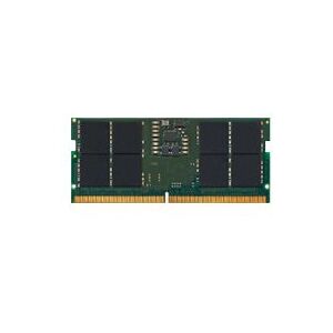 Kingston Technology Kingston - DDR5 - sæt - 32 GB: 2 x 16 GB - SO DIMM 262-PIN - 4800 MHz / PC5-38400 - CL40 - 1.1 V - ikke bufferet - ikke-ECC - for Dell Inspiron 16  Precision 34XX, 7770  HP ZBook Studio G9  Lenovo ThinkPad P15v Gen 3