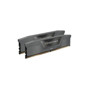 Corsair Microsystems CORSAIR Vengeance - DDR5 - sæt - 64 GB: 2 x 32 GB - DIMM 288-PIN - 5200 MHz / PC5-41600 - CL40 - 1.25 V - cool gray