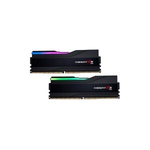 G.Skill Trident Z5 RGB - DDR5 - sæt - 32 GB: 2 x 16 GB - DIMM 288-PIN - 7600 MHz / PC5-60800 - CL36 - 1.4 V - ikke bufferet - ikke-ECC - mat sort