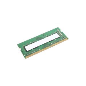 Lenovo - DDR4 - modul - 8 GB - SO DIMM 260-PIN - 3200 MHz / PC4-25600 - ikke bufferet - ikke-ECC - Campus - for K14 Gen 1  ThinkBook 14 G5 IRL  ThinkPad E14 Gen 3  E14 Gen 5  P16s Gen 1  V15 G2 ITL