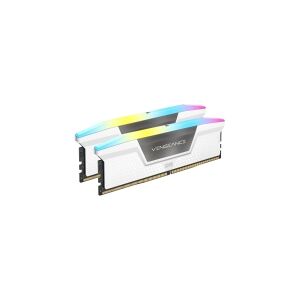 Corsair Microsystems Corsair Vengeance RGB CMH32GX5M2E6000C36W, 32 GB, 2 x 16 GB, DDR5, 6000 Mhz, 288-pin DIMM