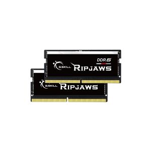 G.Skill Ripjaws - DDR5 - sæt - 64 GB: 2 x 32 GB - SO DIMM 262-PIN - 4800 MHz / PC5-38400 - CL40 - 1.1 V - ikke bufferet