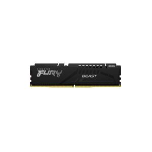 Kingston Technology Kingston FURY Beast - DDR5 - sæt - 128 GB: 4 x 32 GB - DIMM 288-PIN - 5200 MHz / PC5-41600 - CL40 - 1.25 V - ikke bufferet - on-die ECC - sort