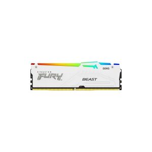 Kingston Technology Kingston FURY Beast RGB - DDR5 - sæt - 64 GB: 2 x 32 GB - DIMM 288-PIN - 5600 MHz / PC5-44800 - CL40 - 1.25 V - ikke bufferet - on-die ECC - hvid