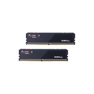 G.Skill Flare X5 - DDR5 - sæt - 32 GB: 2 x 16 GB - DIMM 288-PIN lav profil - 6000 MHz / PC5-48000 - CL30 - 1.35 V - ikke bufferet - ikke-ECC - mat sort