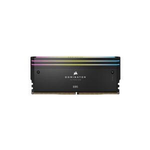 Corsair Microsystems CORSAIR Dominator Titanium RGB - DDR5 - sæt - 48 GB: 2 x 24 GB - DIMM 288-PIN - 7000 MHz / PC5-56000 - CL36 - ikke bufferet - sort