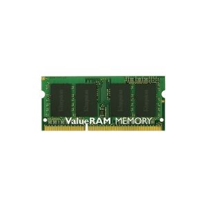 Kingston Technology Kingston ValueRAM - DDR3L - sæt - 8 GB: 2 x 4 GB - SO DIMM 204-PIN - 1600 MHz / PC3L-12800 - CL11 - 1.35 / 1.5 V - ikke bufferet - ikke-ECC