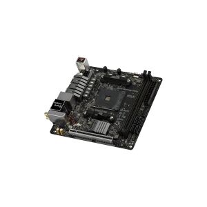 ASRock Fatal1ty B450 Gaming-ITX/ac - Bundkort - mini ITX - Socket AM4 - AMD B450 Chipset - USB 3.1 Gen 1, USB-C Gen2, USB 3.1 Gen 2 - Bluetooth, Gigabit LAN, Wi-Fi - onboard grafik (CPU påkrævet) - HD Audio (8-kanaler)