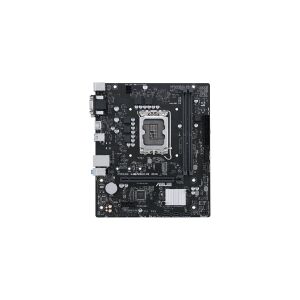 ASUS PRIME H610M-R D4 - Bundkort - micro-ATX - LGA1700 sokkel - H610 Chipset - USB 3.2 Gen 1 - Gigabit LAN - onboard grafik (CPU påkrævet) - HD Audio