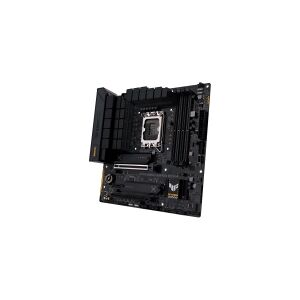 ASUS TUF GAMING B760M-PLUS WIFI D4 - Bundkort - micro-ATX - LGA1700 sokkel - B760 Chipset - USB 3.2 Gen 1, USB 3.2 Gen 2, USB-C 3.2 Gen 2x2 - 2.5 Gigabit LAN, Wi-Fi 6, Bluetooth - onboard grafik (CPU påkrævet) - HD Audio (8-kanaler)