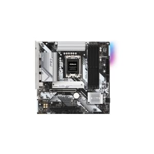 ASRock B760M PRO RS/D5 - Bundkort - micro-ATX - LGA1700 sokkel - B760 Chipset - USB 3.2 Gen 1, USB-C 3.2 Gen 1 - 2.5 Gigabit LAN - onboard grafik (CPU påkrævet) - HD Audio (8-kanaler)