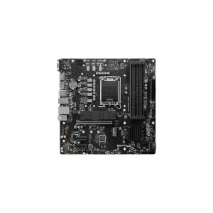 MSI PRO B760M-P DDR4 - Bundkort - micro-ATX - LGA1700 sokkel - B760 Chipset - USB 3.2 Gen 1, USB-C 3.2 Gen2 - Gigabit LAN - onboard grafik (CPU påkrævet) - HD Audio (8-kanaler)