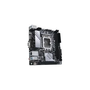 ASUS PRIME H610I-PLUS D4-CSM - Bundkort - mini ITX - LGA1700 sokkel - H610 Chipset - USB 3.2 Gen 1 - Gigabit LAN - onboard grafik (CPU påkrævet) - HD Audio (8-kanaler)