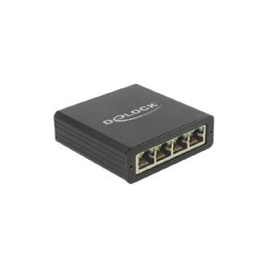 Delock Adapter USB 3.0 > 4 x Gigabit LAN - Netværksadapter - USB 3.0 - Gigabit Ethernet x 4