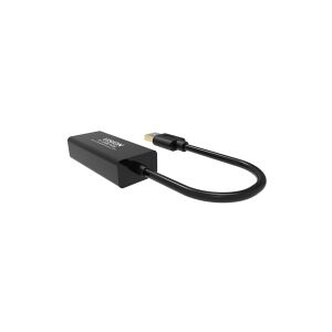 Vision TC-USBETH/BL - Netværksadapter - USB 2.0 - Gigabit Ethernet x 1 - sort
