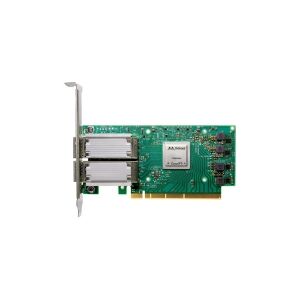 Lenovo ThinkSystem Mellanox ConnectX-5 Ex Low-Latency - Netværksadapter - PCIe 4.0 x16 lavprofil - Gigabit Ethernet / 10Gb Ethernet / 25Gb Ethernet / 40Gb Ethernet QSFP28 x 2 - for ThinkAgile HX2320 Appliance  ThinkAgile VX Certified Node 7Y94, 7Z12