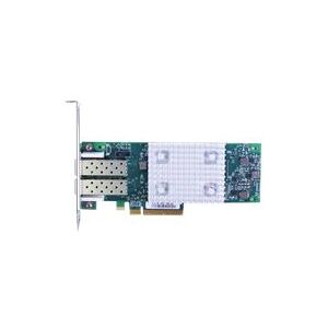 Lenovo QLogic 16Gb FC Dual-Port HBA (Enhanced Gen 5) - Vært bus adapter - PCIe 3.0 x8 lavprofil - 16Gb Fibre Channel x 2 - for ThinkSystem SR250  SR530  SR590  SR630 V2  SR645  SR650 V2  SR665  SR850 V2  ST650 V2