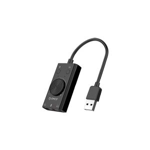 Orico USB 2.0 eksternt lydkort, 10cm