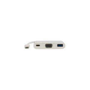 DELTACO USBC-1069 - Ekstern videoadapter - USB-C - VGA - hvid