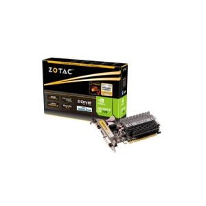 ZOTAC NVIDIA® GeForce® GT 730 - ZONE Edition - grafikkort - GF GT 730 - 2 GB DDR3 - PCIe 2.0 x16 lavprofil - DVI, D-Sub, HDMI - blæserløs