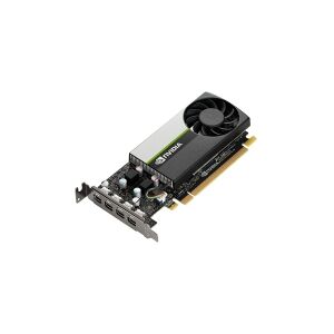 PNY Technologies NVIDIA T1000 - Grafikkort - T1000 - 4 GB GDDR6 - PCIe 3.0 x16 lavprofil - 4 x Mini DisplayPort