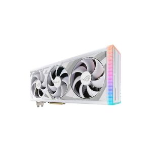 ASUS ROG Strix GeForce RTX 4090 - OC Edition - grafikkort - NVIDIA GeForce RTX 4090 - 24 GB GDDR6X - PCIe 4.0 - 2 x HDMI, 3 x DisplayPort - hvid