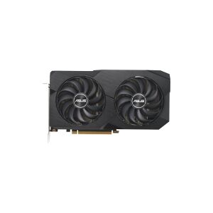 ASUS Dual Radeon RX 6600 V2 8GB - Grafikkort - Radeon RX 6600 - 8 GB GDDR6 - PCIe 4.0 - HDMI, 3 x DisplayPort - grå - boks