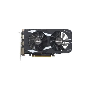 ASUS Dual GeForce GTX 1650 4GB EVO - OC Edition - grafikkort - GF GTX 1650 - 4 GB GDDR6 - PCIe 3.0 - DVI, HDMI, DisplayPort - sort, sølv - boks