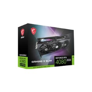 MSI GeForce RTX 4080 SUPER 16G GAMING X SLIM - Grafikkort - NVIDIA GeForce RTX 4080 SUPER - 16 GB GDDR6X - PCIe 4.0 - 2 x HDMI, 2 x DisplayPort