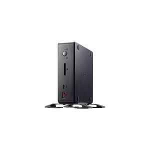 Shuttle Computer Group Shuttle XPC nano NC10U3 - Barebone - mini PC - 1 x Core i3 8145U / 2.1 GHz ULV - RAM 0 GB - UHD Graphics 620 - GigE - WLAN: 802.11b/g/n - sort