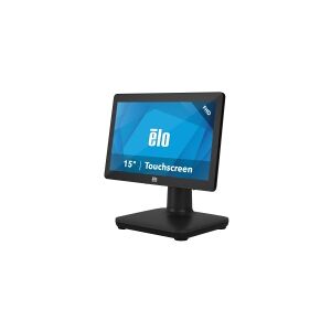 Elo TouchSystems EloPOS System - Med I/O Hub Stand - alt-i-én - 1 x Core i3 8100T / 3.1 GHz - RAM 4 GB - SSD 128 GB - UHD Graphics 630 - GigE - WLAN: 802.11a/b/g/n/ac, Bluetooth 5.0 - Win 10 Pro 64-bit - skærm: LED 15.6 1920 x 1080 (Full HD) touchscreen -
