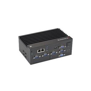 SUPER MICRO Computer Supermicro SuperServer E100-9AP-IA - Barebone - Mini-ITX Box PC - 1 x Atom x5 E3940 - RAM 0 GB - HD Graphics 500 - GigE - sort