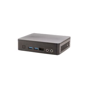 Intel Next Unit of Computing 11 Essential Kit - NUC11ATKC2 - Barebone - mini PC - 1 x Celeron N4505 / 2 GHz - RAM 0 GB - UHD Graphics - Gigabit Ethernet WLAN: - 802.11a/b/g/n/ac, Bluetooth 5.0