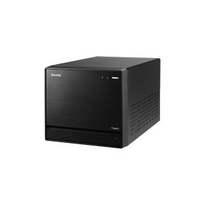 Shuttle Computer Group Shuttle XPC cube SH570R8 - Barebone - mini PC - LGA1200 sokkel - Intel H570 - uden CPU - RAM 0 GB - Gigabit Ethernet - sort