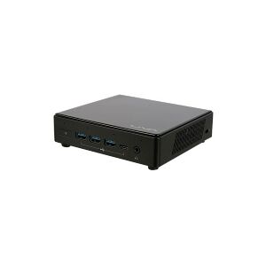 EliteGroup Computer Systems ECS LIVA Z3 Plus - Barebone - USFF - 1 x Core i3 10110U / 2.1 GHz - RAM 0 GB - UHD Graphics - GigE - WLAN: 802.11a/b/g/n/ac, Bluetooth 4.2 - sort