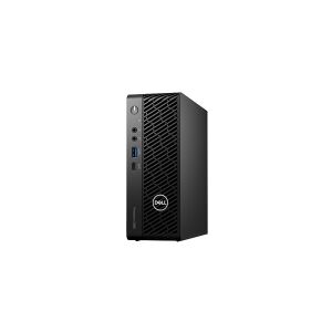 Dell Precision 3260 Compact - USFF - 1 x Core i7 13700 / 2.1 GHz - vPro - RAM 16 GB - SSD 512 GB - NVMe, Class 40 - Quadro T1000 - GigE - Win 11 Pro - skærm: ingen - sort - BTP - med 3 års Basic Onsite