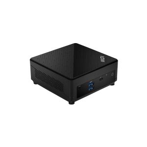 MSI Cubi 5 12M 021BDE - Barebone - mini PC - 1 x Core i5 1235U / 1.3 GHz - RAM 0 GB - UHD Graphics - GigE, 2.5 GigE, 802.11ax (Wi-Fi 6E), Bluetooth 5.3 - WLAN: 802.11a/b/g/n/ac/ax (Wi-Fi 6E), Bluetooth 5.3 - sort